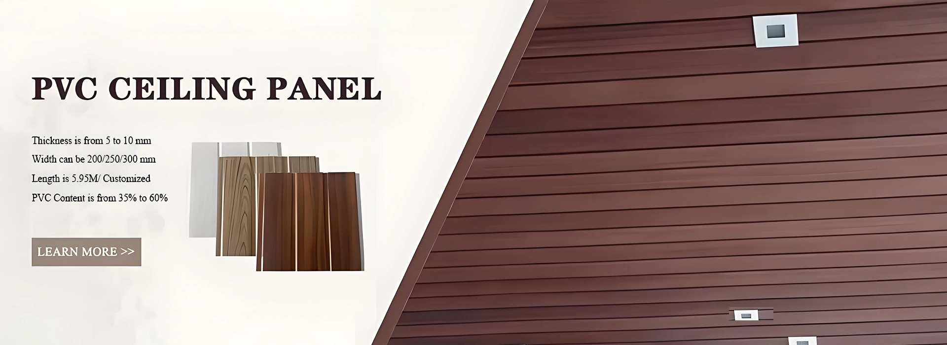 Fabricante e fornecedor do painel de teto de PVC
