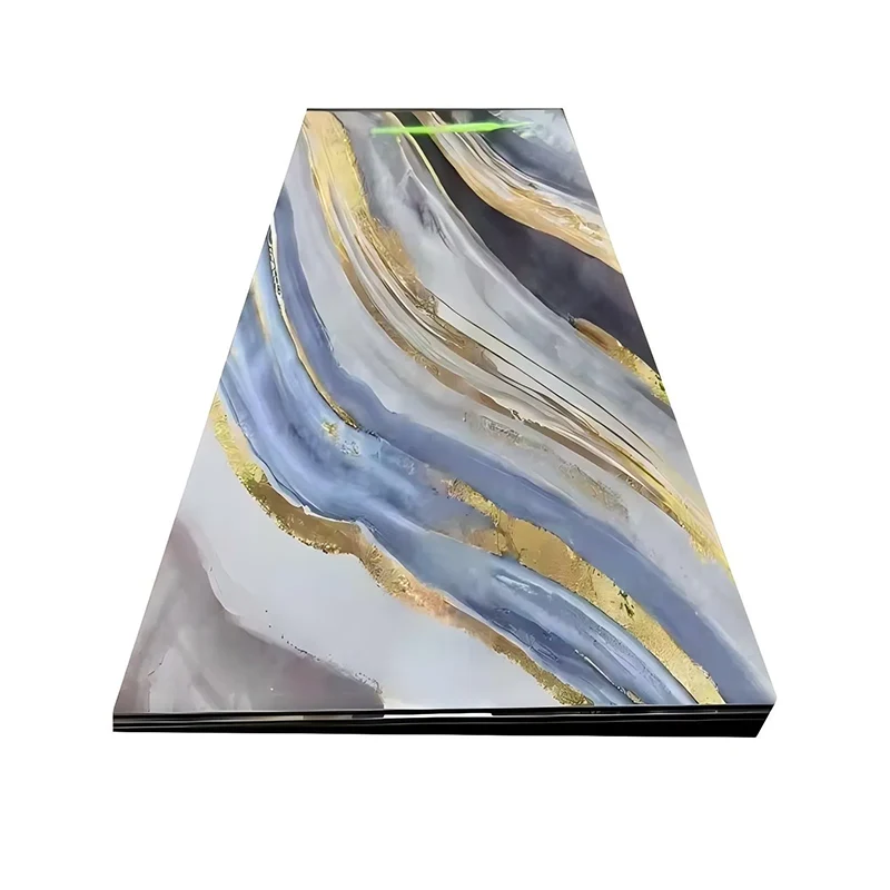 Os painéis de parede de mármore de PVC com revestimento UV de alto brilho podem transformar interiores modernos com durabilidade, estilo e eficiência de custos