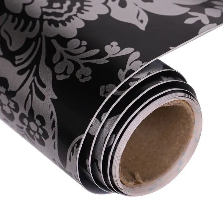 3D Vinil PVC Papel de parede em relevo pesado