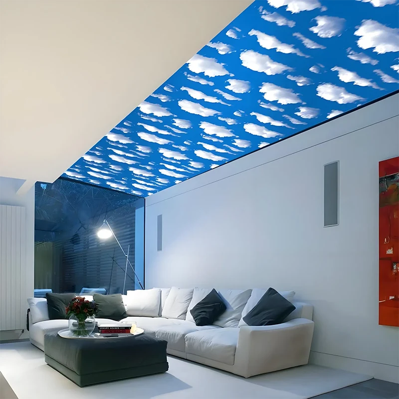 Painel de parede decorativo de parede de impressão 3D brilhante