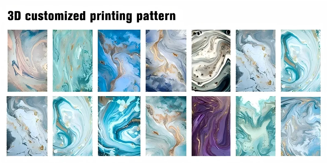 High Glossy UV Coating PVC Marble Wall Panels
